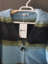 Load image into Gallery viewer, TARSE Sweater, women&#39;s knitted shirt, long sleeved button up sweater
