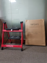 Load image into Gallery viewer, VAFEAFO Step ladders made of metal, foldable step stool with armrest, portable
