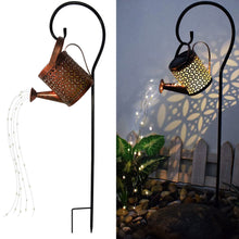 Load image into Gallery viewer, Christmas Birthday Gifts for Mom Grandma Women,Solar Lanterns Outdoor Waterproof,Metal Watering Can Garden Decor,Hanging Solar Path Lights Yard Art,Outside Gardening Patio Decorations,with Hook,Large
