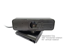 Load image into Gallery viewer, DREHELPER 1080P Web Camera, HD Webcam with Microphone and Privacy Cover,Software Control, USB Computer Camera, Auto Fucusing, Plug and Play, for Zoom/Skype/Teams/live streaming, Conferencing and Video Calling DR-H107
