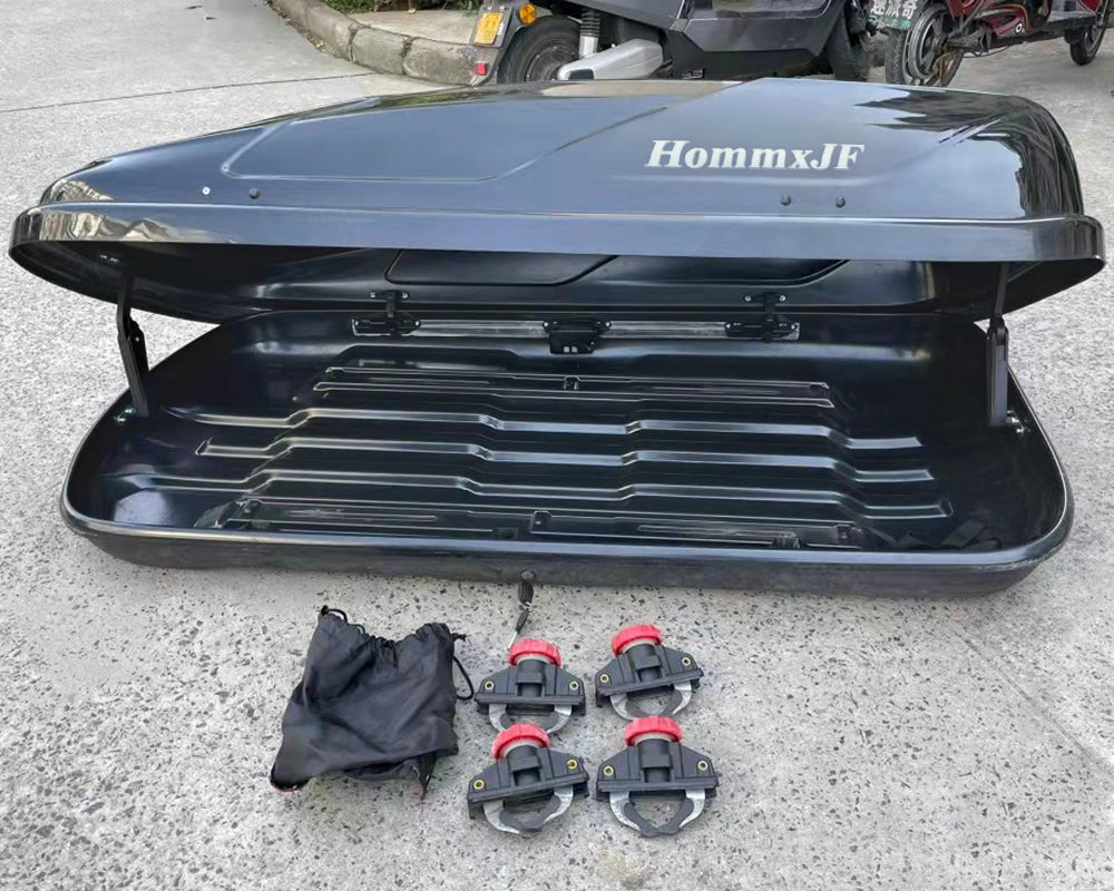 HommxJF Vehicle luggage rack,Luggage Carrier for Vehicles, Universal Roof Rack Basket Aluminum Roof Mounted Cargo Rack