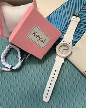 Load image into Gallery viewer, Keyal watch, ladies hand display quartz white watch
