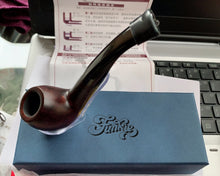 Load image into Gallery viewer, Funkie pipe,Pipe Handmade Ebony Wood Root Smoking Pipe Gift Box and Accessories
