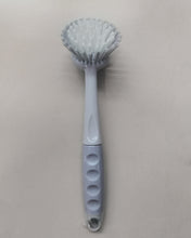 Load image into Gallery viewer, Joyacht kitchen brush, brush sink, bathroom brush with a comfortable bristles at the tip of a scraper, suitable for cleaning pots, cast iron frying pans and tableware
