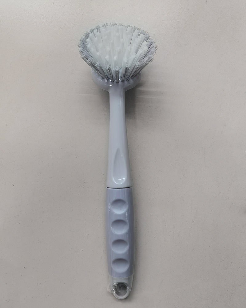 Joyacht kitchen brush, brush sink, bathroom brush with a comfortable bristles at the tip of a scraper, suitable for cleaning pots, cast iron frying pans and tableware