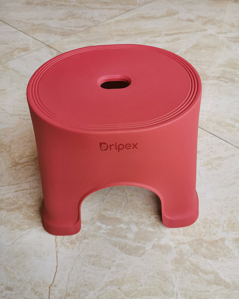 Dripex stool,Plastic Stools Step Stool PP Plastic Seat Stools for Home, Office, Living Room Multifunctional Step Stool with Anti-Slip Pad Strong Bearing for Adults