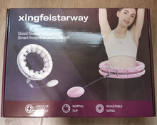 Load image into Gallery viewer, xingfeistarway Smart Weighted Fit Hoop, Detachable Knots, Abdomen Fitness Massage, Great for Adults and Beginners
