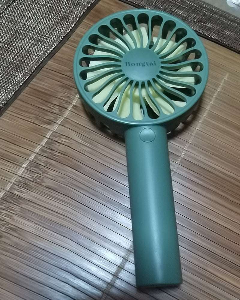Bongtai portable electric fan with USB rechargeable operation electric fan, suitable for outdoor travel, etc.