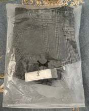 Load image into Gallery viewer, Ganbe skirt,Casual Mid Waisted Pockets Denim Jean Short Skirt
