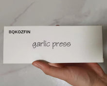 Load image into Gallery viewer, BQKOZFIN Garlic Press Mincer - Stainless Steel Garlic Crusher
