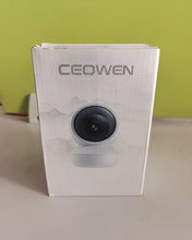 Load image into Gallery viewer, CEOWEN webcam,Webcam with Ring Light and Software Control, Streaming Web Camera, Adjustable Brightness, Privacy Cover, Dual Noise Reduction Mics, White
