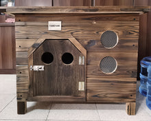 Load image into Gallery viewer, FAMEFAME kennel, fine wooden house kennel, natural wood
