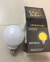 Load image into Gallery viewer, CIYOYO bulb 9W white light bulb, suitable for corridors and corridors. Balcony, switch lights
