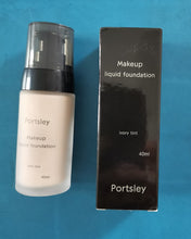 Load image into Gallery viewer, Portsley Liquid Foundation Makeup, Natural Beige, Oil-Free Foundation
