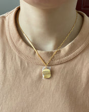 Load image into Gallery viewer, Rofeego 18K Gold  Pendant Necklace Simple Necklaces Minimalist Delicate Jewelry Gift
