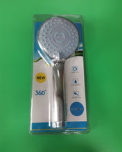 Load image into Gallery viewer, Fly to Mars Handheld Shower Head - Anti-clog Nozzles, Built-in Power Wash to Clean Tub
