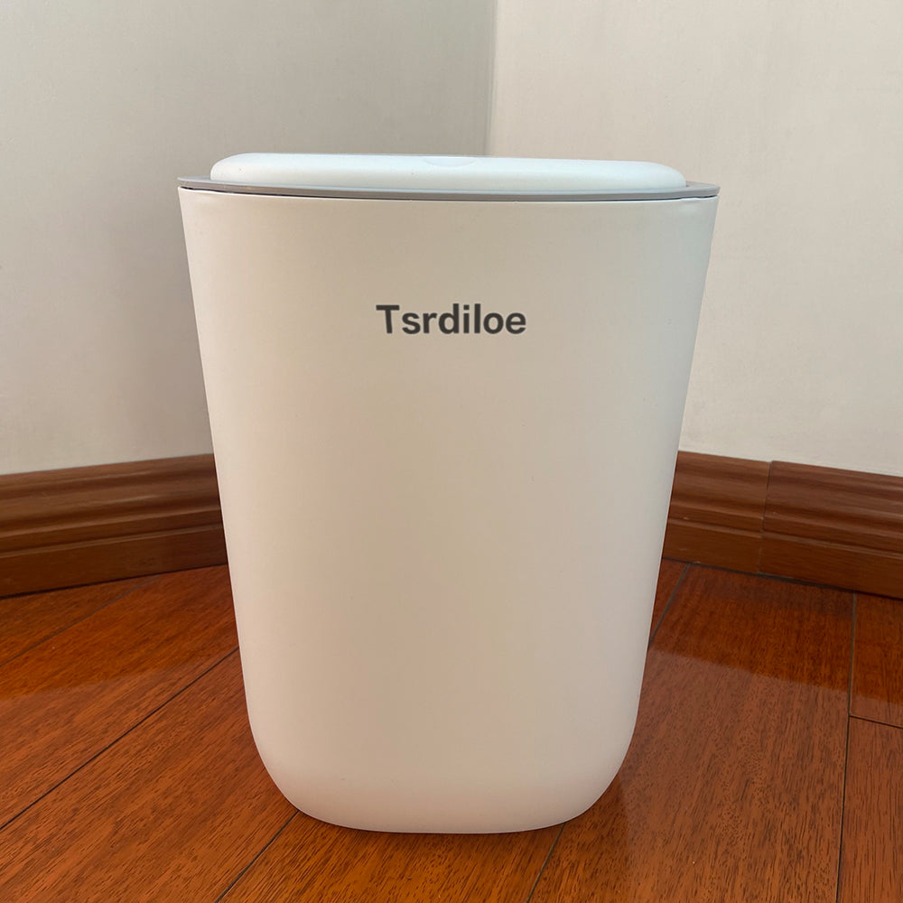 Tsrdiloe garbage can,Trash Can Wastebasket, Garbage Container Bin for Bathrooms, Powder Rooms, Kitchens, Home Offices