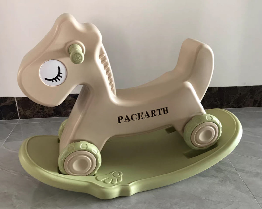 PACEARTH- Rocking Horse Baby Ride On Toy for Kids Classic Design with Pedal Gift