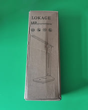 Load image into Gallery viewer, LOKAGE LED Desk Lamp,with USB Charging Port, Dimmable Eye-Caring Reading Desk Light for Home
