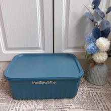 Load image into Gallery viewer, Halibutfly Storage Container BinLarge CapacityDurable Plastic Household Organizer Bins with Lid
