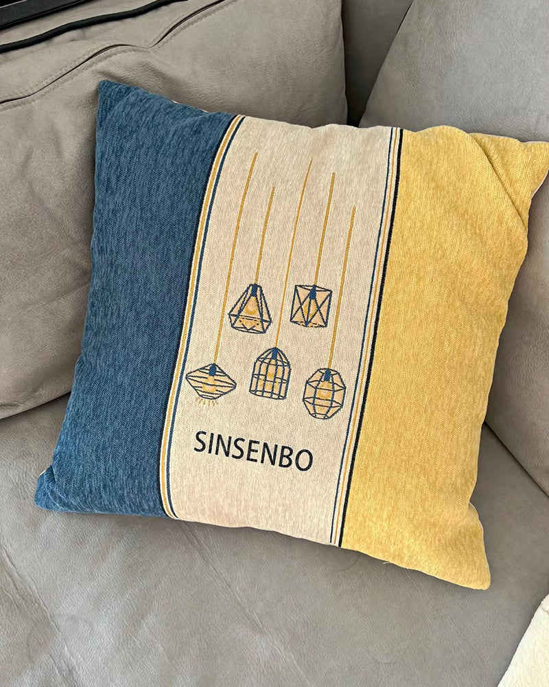 SINSENBO throw pillow ,Decorative Outdoor Linen Fabric Throw Pillow Case Farmhouse Cushion Covers for Bedroom Sofa Chair Car Indoor Home Decoration