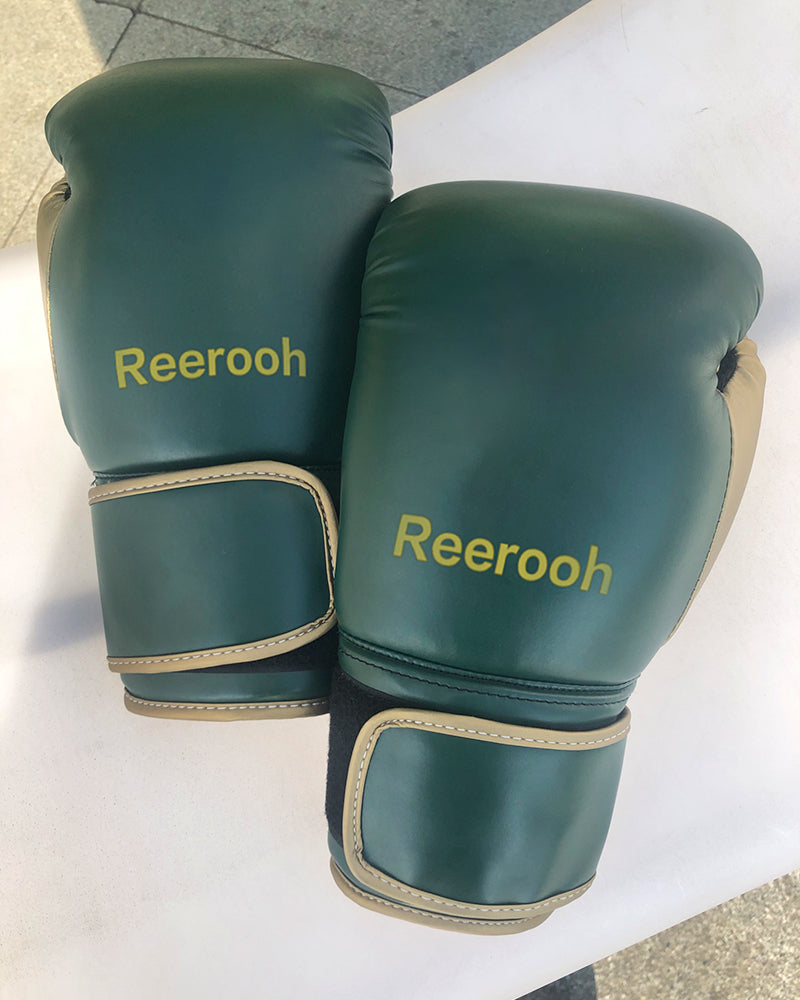 Reerooh Boxing Gloves, Taekwondo Muay Thai Punching Bag, MMA Professional Sparring Training, Fighting Gloves for Men and Women