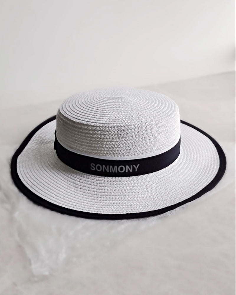 SONMONY sun hat, straw fedora hat, beach hat, fine woven women