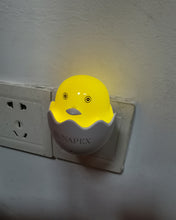 Load image into Gallery viewer, SUNAPEX night light, chick LED night light plug-in night light children adult, yellow light
