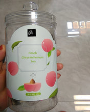 Load image into Gallery viewer, Peach chrysanthemum tea bag-4 kinds of mixed chrysanthemum peach medlar honeysuckle-15 bags
