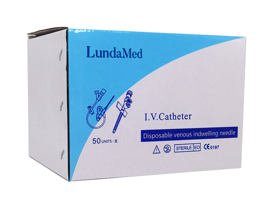 LundaMed Piercing Needles,50 PCS Catheter Needles Kit Piercing for Start Kitsarteriovenous puncture needle