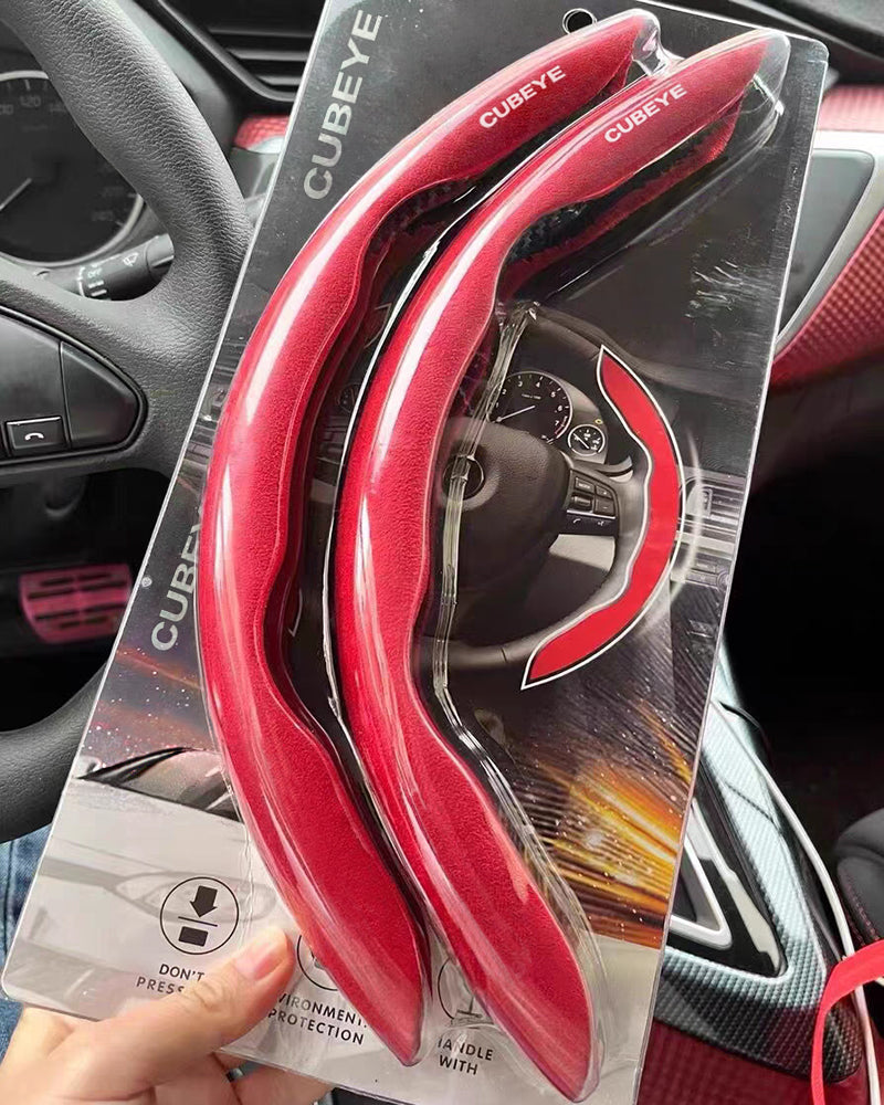CUBEYE Steering Wheel Cover,Carbon Fiber Steering Wheel Cover