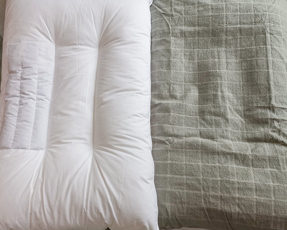 Chitteri pillowcase, washed cotton pillowcase, checked adult pillowcase