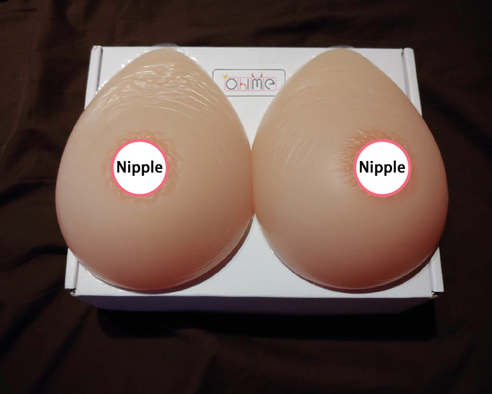 Ohlme Silicone breast shape, used for cross-dressing, breast prosthesis for mastectomy