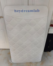 Load image into Gallery viewer, heydreamlab mattress, level 2 breathable crib mattress-chemical-free, double firm natural mattress with removable washable protective cover
