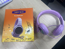 Load image into Gallery viewer, NBVKO Corded Headphones Over Ear Headphones for Home and Gaming - Lightweight, Portable, Cushioned Earcups, and Adjustable Headband
