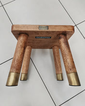 Load image into Gallery viewer, GORZING Chair Stool, Maple natural oil finish
