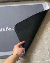 Load image into Gallery viewer, Yunilife.ZY Super Absorbent Quick Dry Rubber Backed Non Slip Gray Bathroom Rug for Shower Sink Bathtub
