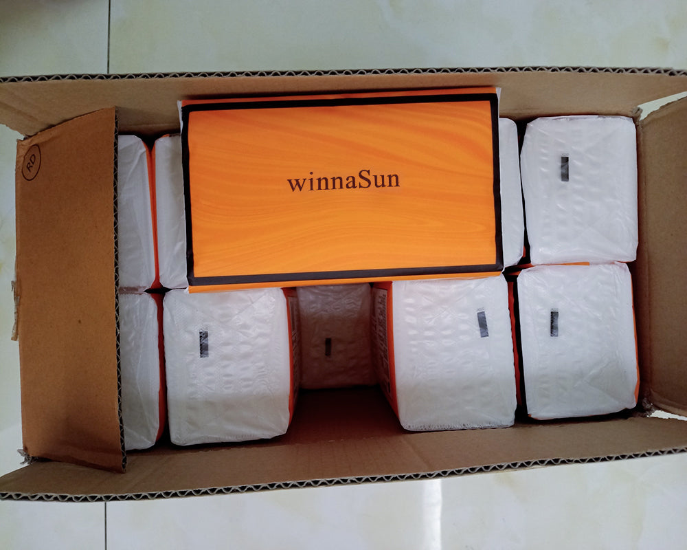 winnaSun tissue,Bamboo Facial Tissues, Bulk Box of 10 Packs, Total 1800 Sheets, Count