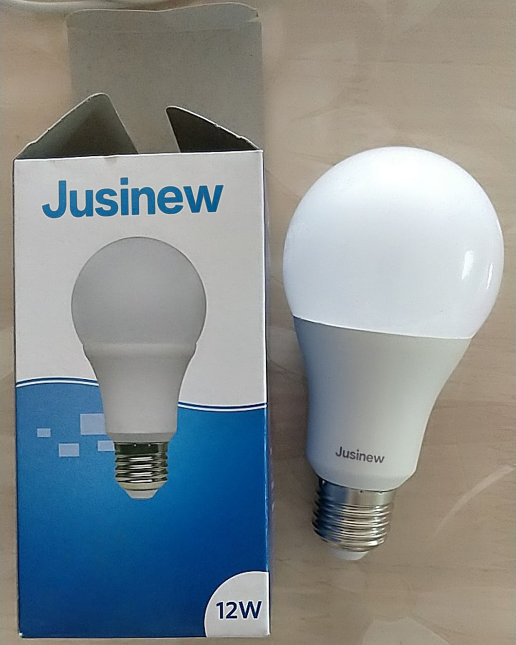 Jusinew LED Light Bulb, 12W LED Bulbs Daylight White 5000K,E26 Standard Base LED Bulb, UL Listed