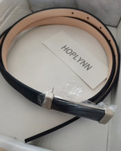 Load image into Gallery viewer, HOPLYNN Belt Leather  Belt with Sliding Adjustable Buckle, Trim to Fit
