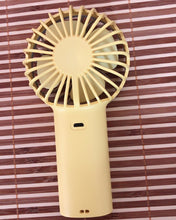 Load image into Gallery viewer, OOTSUN portable fan, portable mini personal fan with mobile power supply | USB rechargeable 2600mAh battery | Handheld desk fan
