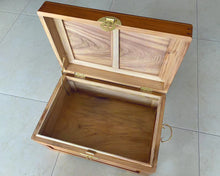 Load image into Gallery viewer, Wooden Storage Box -Sturdy Wood Box for office or home - Chic Memory Keepsake Box - Versatile Decorative Box - Gift Ready Stash Boxes
