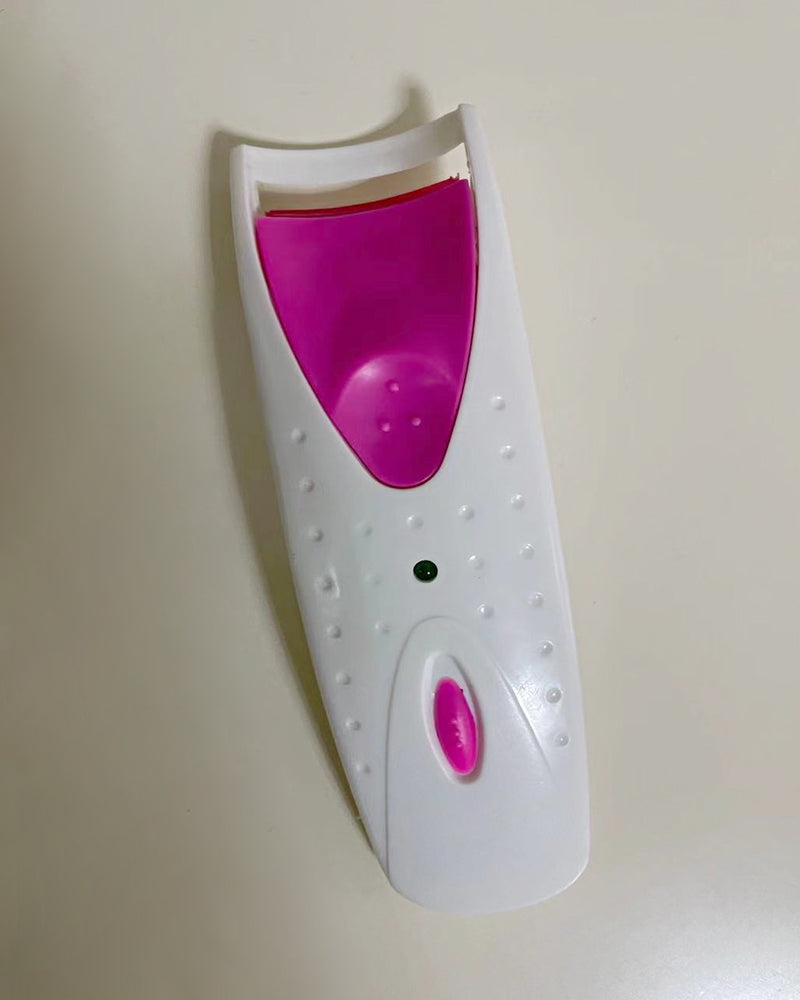Qonava electric eyelash curler, heated eyelash curler, eyelash curler tool with heated silicone pad, suitable for women