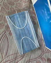 Load image into Gallery viewer, Gitibaba-Single Use Disposable Blue Face Mask, Pack of 3-Ply Masks Facial Cover with Elastic Earloops Great For Home, Office, School, and Outdoors
