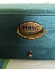Load image into Gallery viewer, MHMD jewelry box, jewelry box with lock, 2-layer jewelry storage box with 1 drawer, gift for loved ones, green
