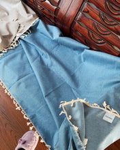 Load image into Gallery viewer, Forzlolo Tblecloth,Faux Linen Tablecloth with Lace Trim - Waterproof/Spill Proof/Stain
