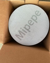 Load image into Gallery viewer, Mipepe Polishing paper,50 Pcs 3-Inch Aluminum Oxide White Dry Hook and Loop Sanding Discs Flocking Sandpaper
