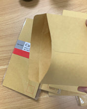 Load image into Gallery viewer, Caweni envelope,Pack Kraft Small Coin Envelopes Self-Adhesive Kraft Seed Envelopes Mini Parts Small Items Stamps Storage Packets Envelopes for Garden, Office or Wedding Gift
