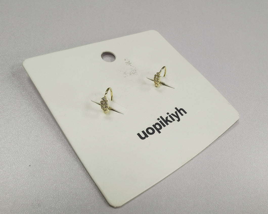 uopikiyh-Gold Clip on Hoop Earrings For Women Fashion Clip on Earrings