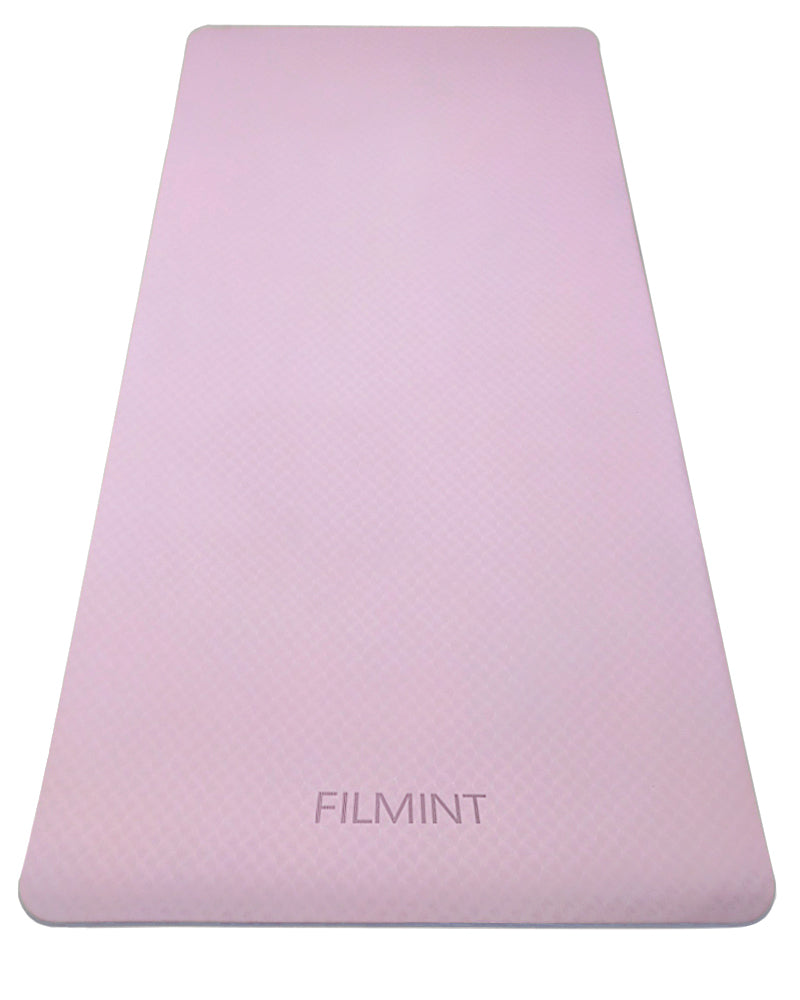 FILMINT exercise mat, yoga mat non-slip, environmentally friendly fitness exercise mat with straps, home exercise mat